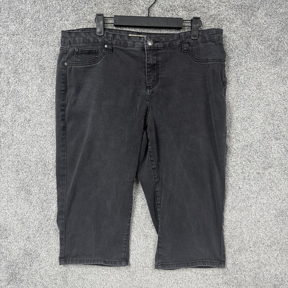 Earl Jean Capri 16P Petite 35x16.5 Rhinestone Studs Modern Minimalist Indie Y2K